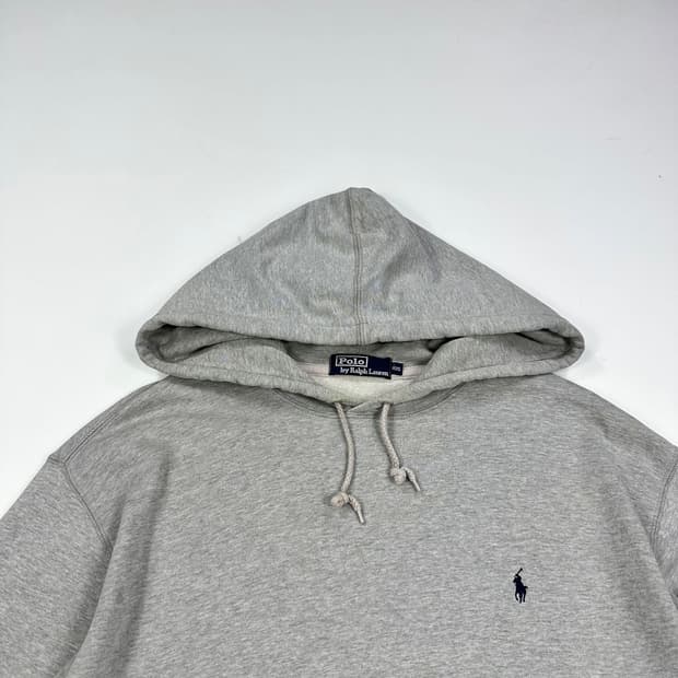 폴로 랄프로렌 포니 레트로 그레이 후드티 (실측 XXL)