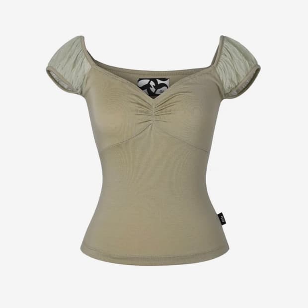 길라아카이프 PUFF SLEEVE TOP