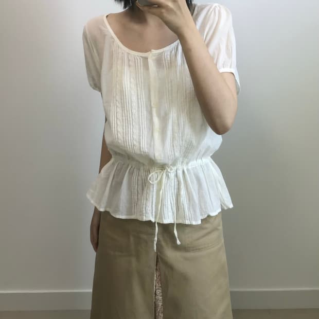 빈티지 블라우스