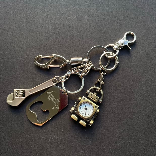 로봇 시계 2way 키링