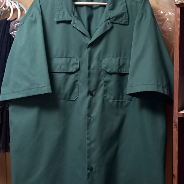 디키즈 1574 반팔 워크셔츠 링컨그린 2XL