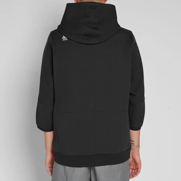 (S) 나이키랩 ACG X 아크로님 콤포넌트 플리스 후드 블랙