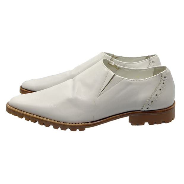 Comme des Garçons Leather Slip-ons/ 240