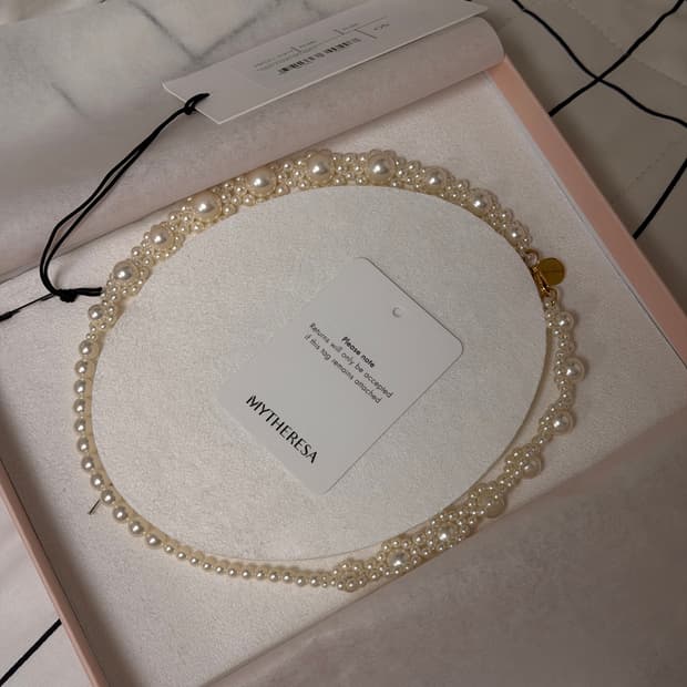 시몬로샤 Simone Rocha 데이지 진주 목걸이
