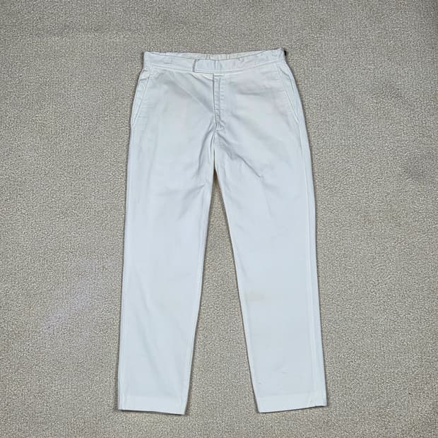 [질샌더] 코튼 사이드 어저스터 팬츠 | 00255