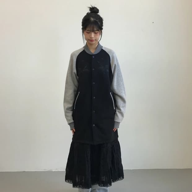 RUSS-K Eagle Embroidered Varsity Jacket