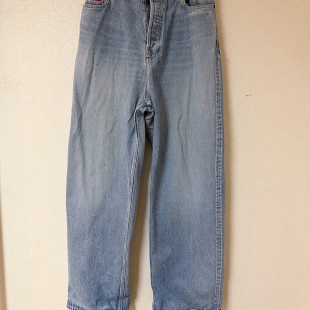 발렌시아가 데님 xs 연청 청바지
