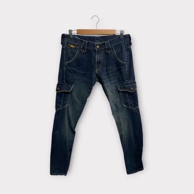 리 Lee 웨스턴 카고 데님 팬츠 S