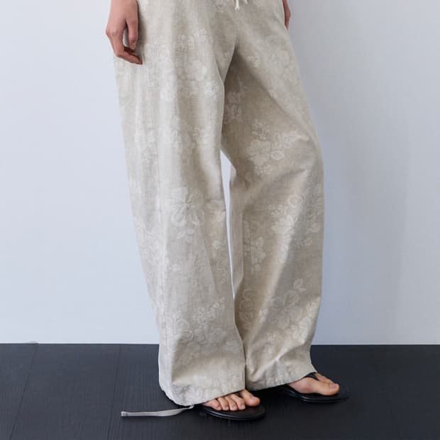 스프링크로커스 Flower Banding Pants