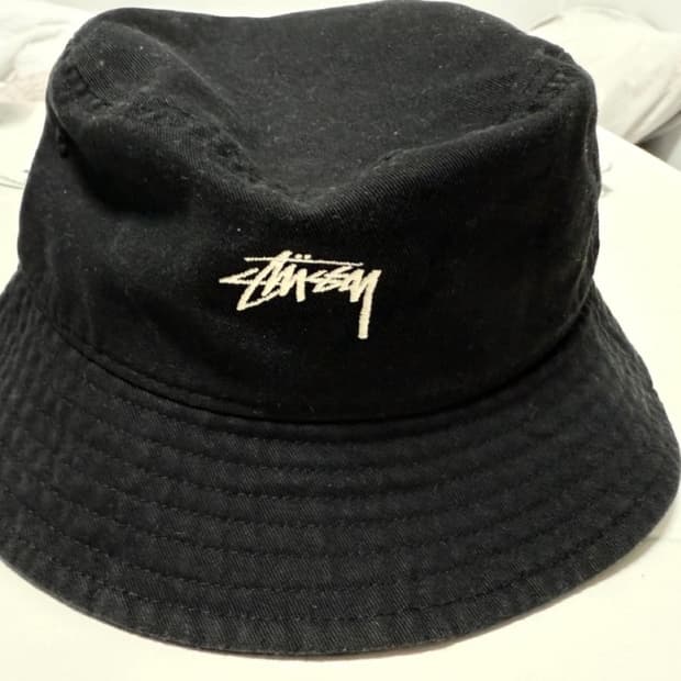 스투시 버킷햇 블랙  남여공용