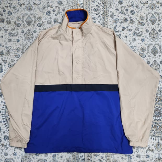 유니클로 X jw앤더슨 블록 아노락 바람막이 L