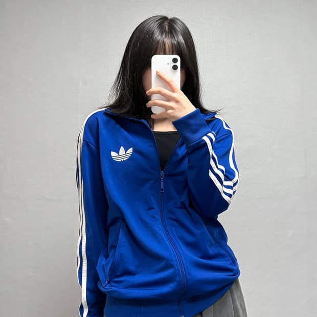 아디다스 구파 파란 져지 90