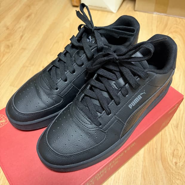 푸마 케이븐 2.0 스니커즈 블랙 쿨 다크 그레이 270mm