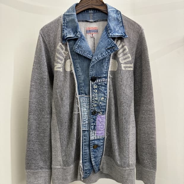 DENIM DUNGAREE 커버올 재킷 (M~L)