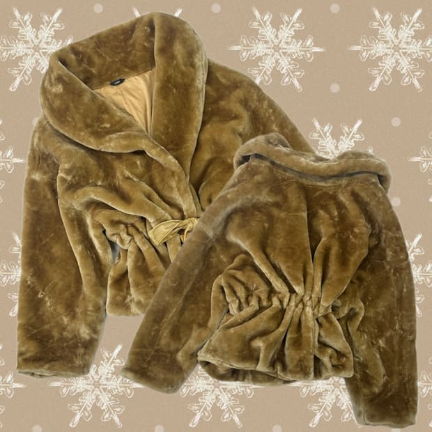 🤎오네갸루 폭닥 럭셔리 퍼 코트  🤎베이지 아우터 쇼콜라 반코트