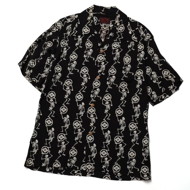 에비수 90’s Evisu Skeleton Pattern Aloha Sh