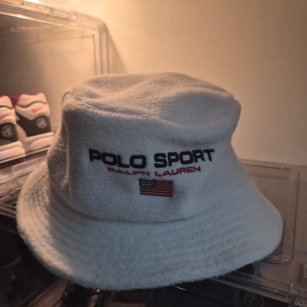 L/XL) POLO SPORT 폴로 스포츠 플리스 버킷햇 팝니다