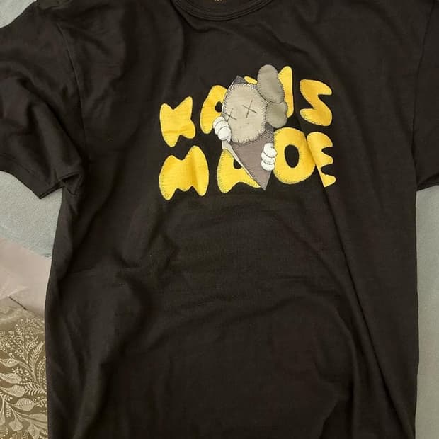 휴먼 메이드 X 카우스 그래픽 티셔츠 #1 블랙