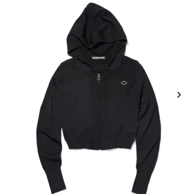 미스치프 롬버스 후드집업 니티드 후드 후디 M 