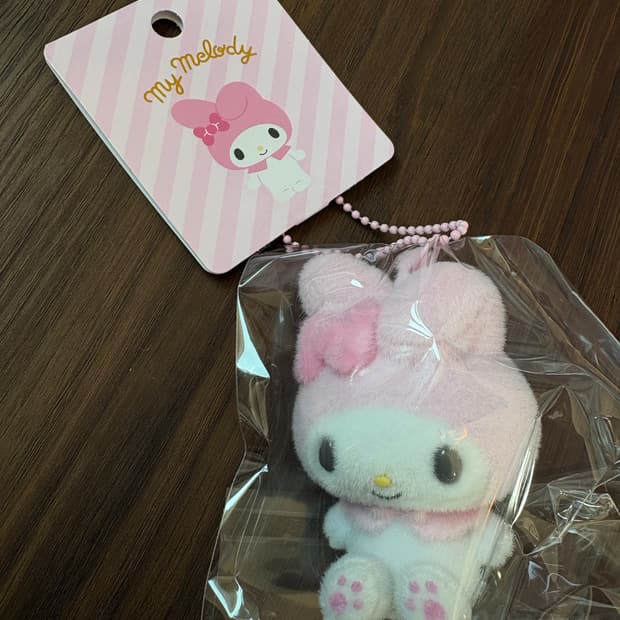 마이멜로디 대형 플로키 마스코트 키링