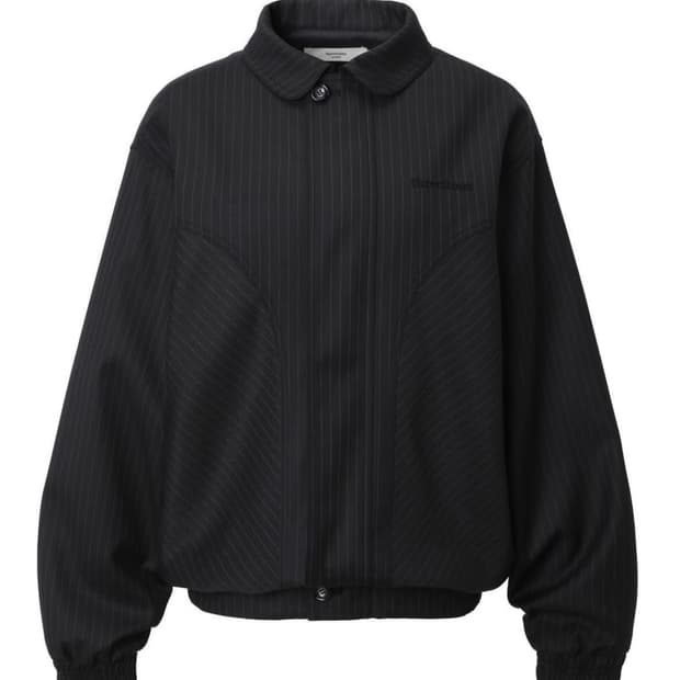 쓰리타임즈 유니폼 자켓 블랙 s