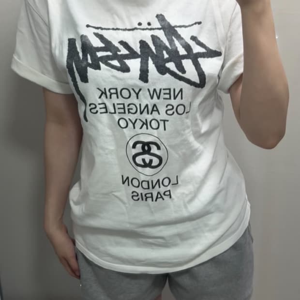 스투시 월드투어 반팔티