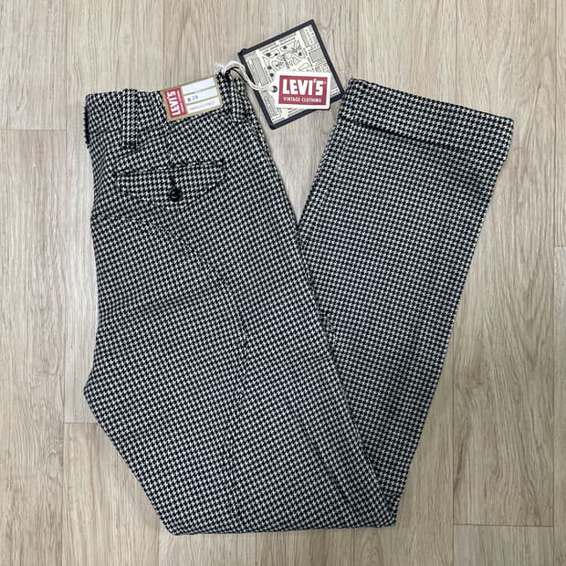 27) 리바이스 LVC 하운드투스 체크 매키노팬츠(새제품)RRL&폴로