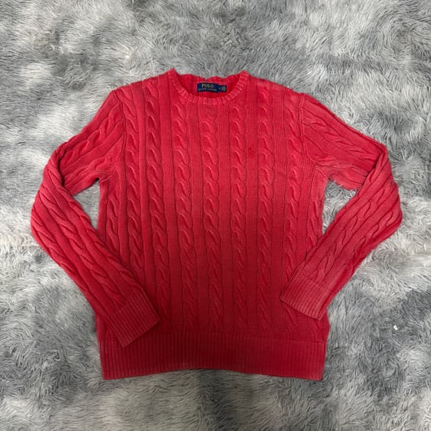 폴로랄프로렌 피그먼트 케이블니트 M사이즈