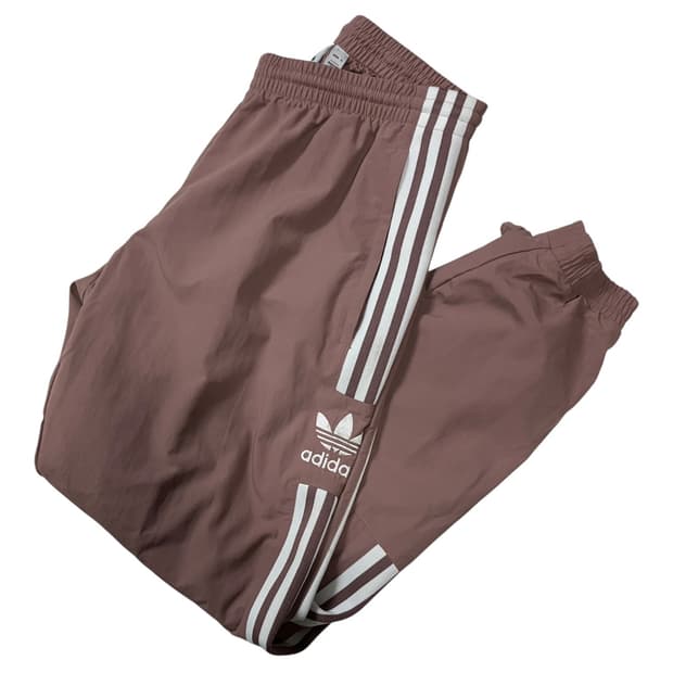 아디다스 삼선 트랙 팬츠 핑크브라운 L