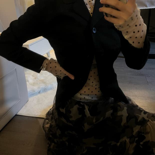 Vintage 숏 자켓 블레이저