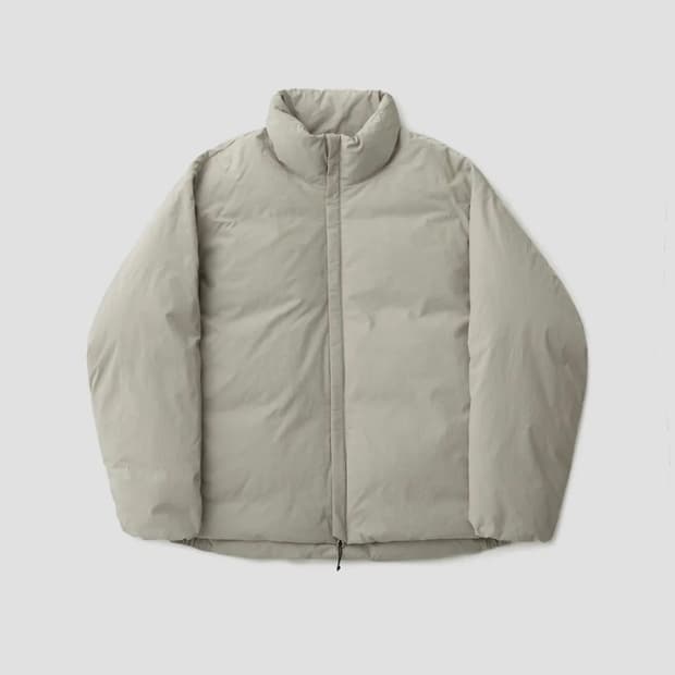 어나더 오피스 스노우맨패딩 라이트 그레이(아이보리) 02(L)사이즈