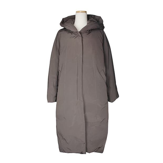 보티첼리 차콜그레이 구스 다운 패딩 코트 55