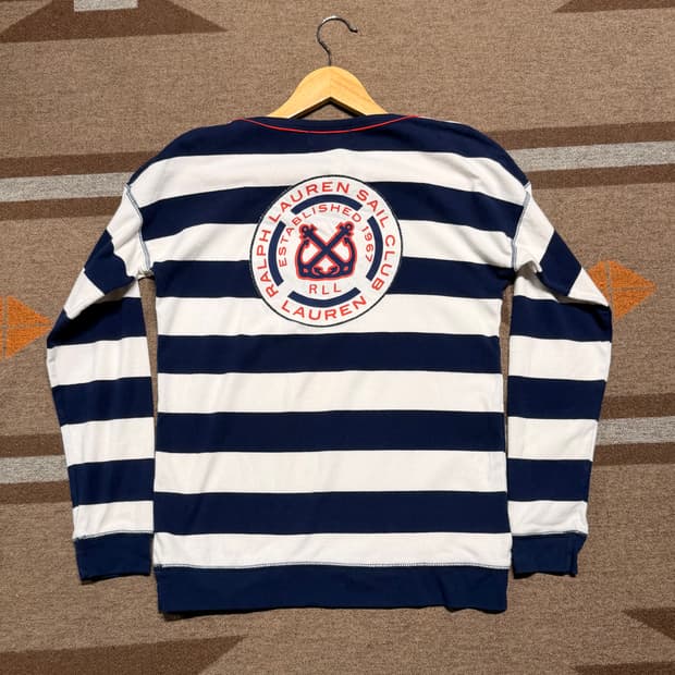 폴로랄프로렌 여성 노티칼 스트라이프 롱슬리브 s