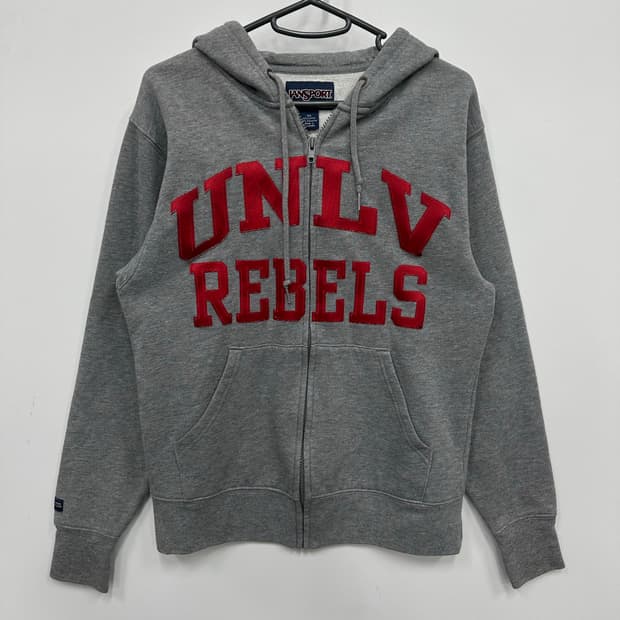 잔스포츠 그레이 후드집업 