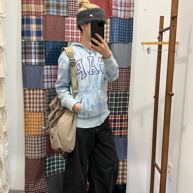 Gap 키즈 스카이블루 후드집업