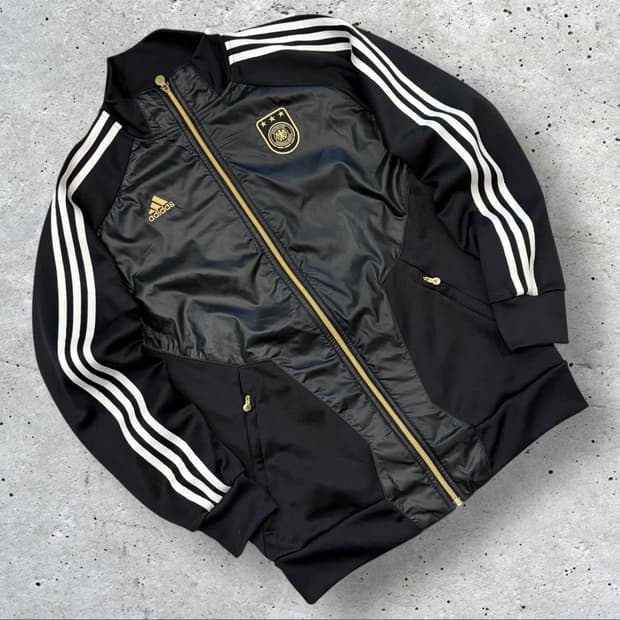 [105] 10s 아디다스 독일 축구 국가대표 트랙탑 블랙 C305