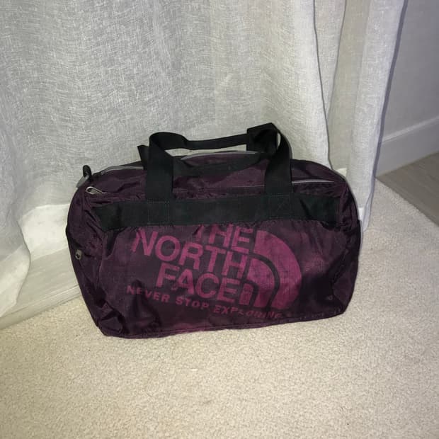 노스페이스 빈티지 버건디 딥퍼플 더블팩 백팩