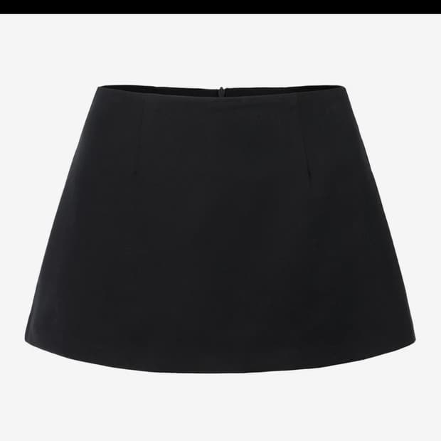 카키포인트 미니 스커트 블랙 S