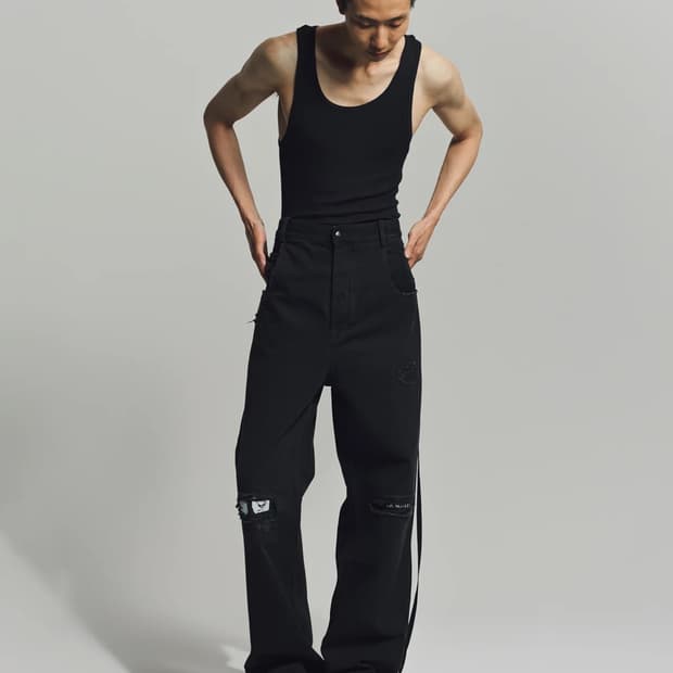 Ann demeulemeester 5pocket olan 데님 