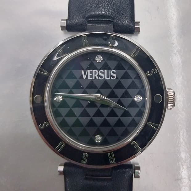 베르사체 3C7120 가죽 쿼츠시계