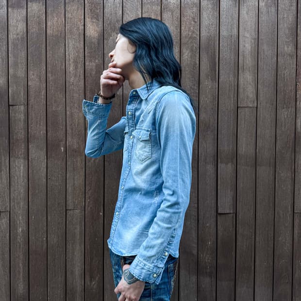 in the attic – Distressed Denim Western
