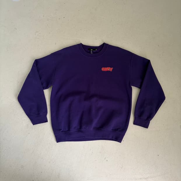 오베이 퍼플 스웻셔츠 M