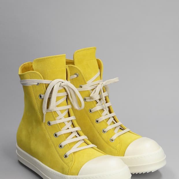 RICK OWENS RAMONES HIGH YELLOW 44