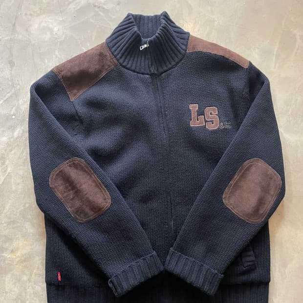 리바이스 스웻 누빔 집업 XL