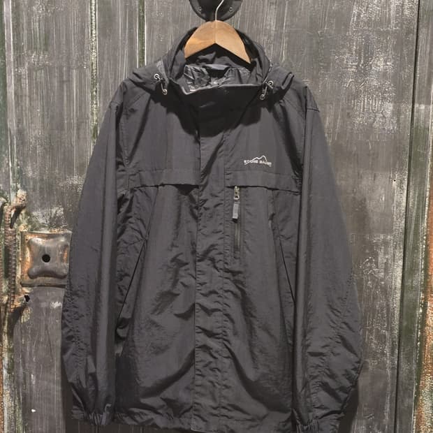 00s Eddie Bauer Hooded Rain Jacket