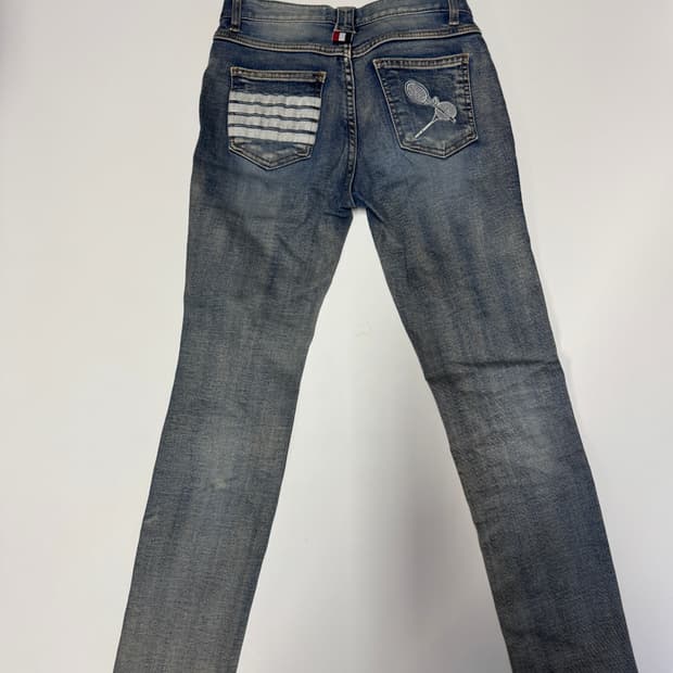 여성 톰브라운 커스텀 리메이크 테니스 데님팬츠 29.1인치