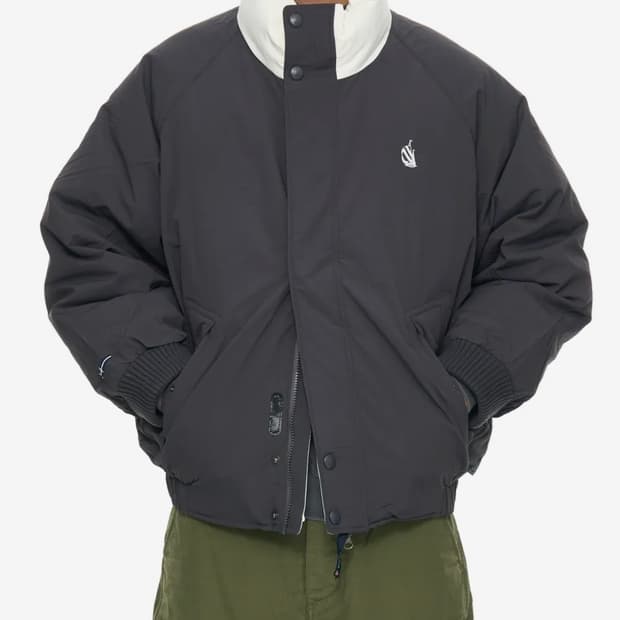 노티카 83플래그 요트 다운패딩 파카 차콜