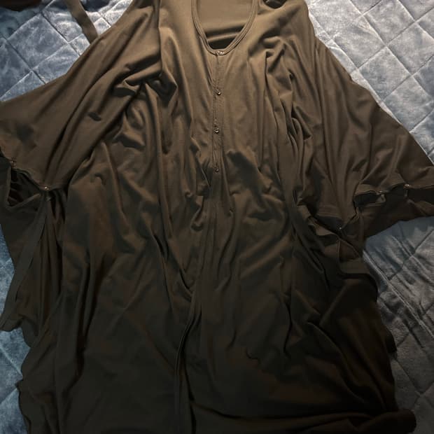 요지 야마모토 롱가디건(로브형)