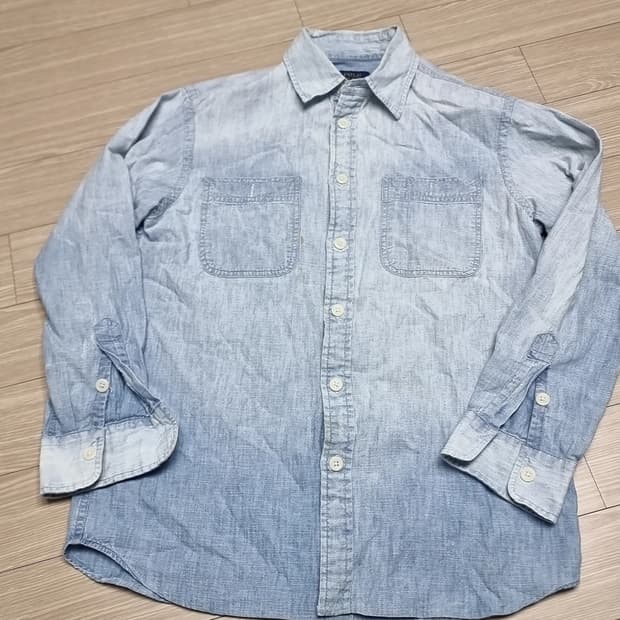 빈티지 폴로 샴브레이 셔츠 남방 긴팔(95)