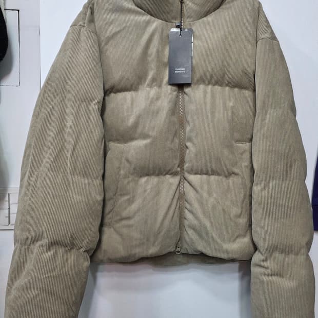 무신사스탠다드 남여공용 코듀로이 숏패딩